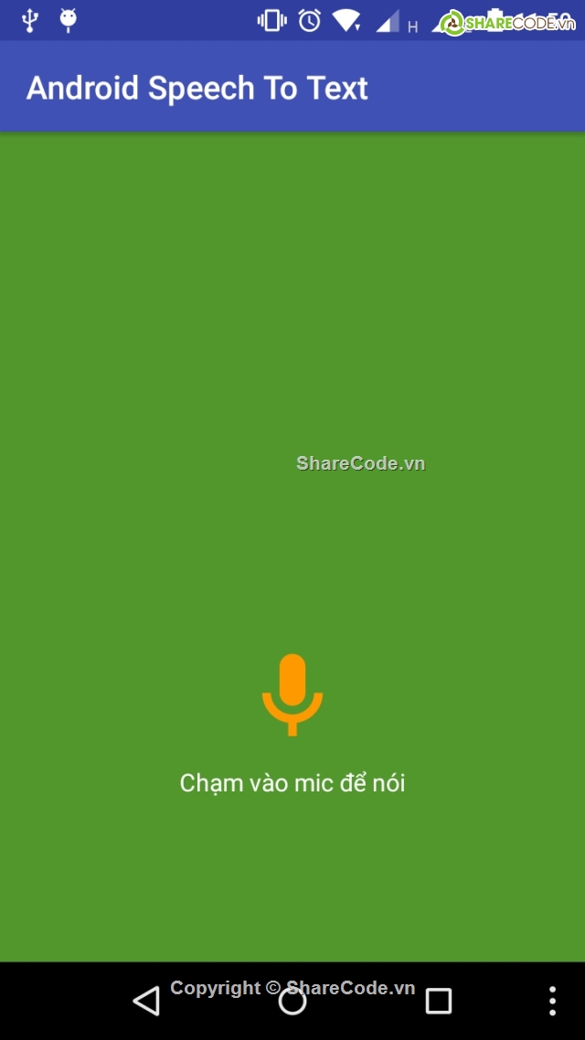 Speech to Text,chuyển giọng nói thành văn bản,App Android,Android Speech To Text,google voice,ứng dụng android